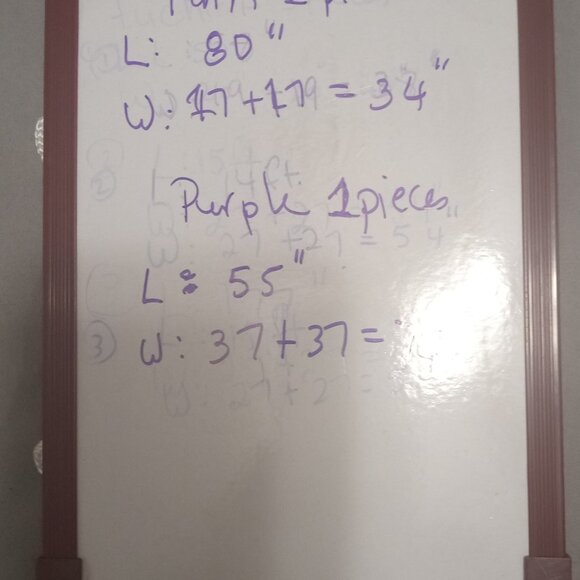 Pink and purple curtains - Picture 2 of 2